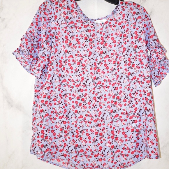 Floral Liz Claiborne Blouse - Picture 1 of 3